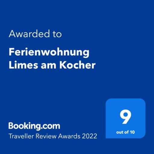 Ferienwohnung Limes Am Kocher Huttlingen Exterior photo